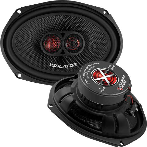 Violator Audio VA-693 6"x9" Coaxial Speakers (pair).