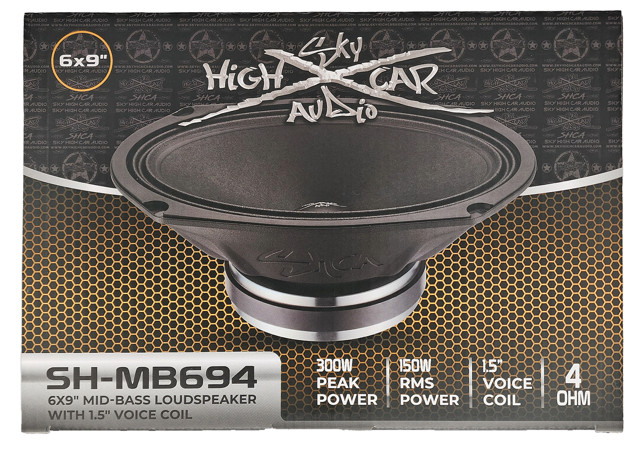 SHCA Pro Audio MB694 6x9" Mid-Bass Loudspeaker with 1.5" Voice Coil (Single) - Audio Sellerz