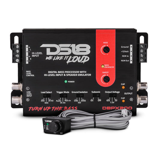 Digital Bass Processor with Hi to Low Signal Converter & Speaker Emulator.