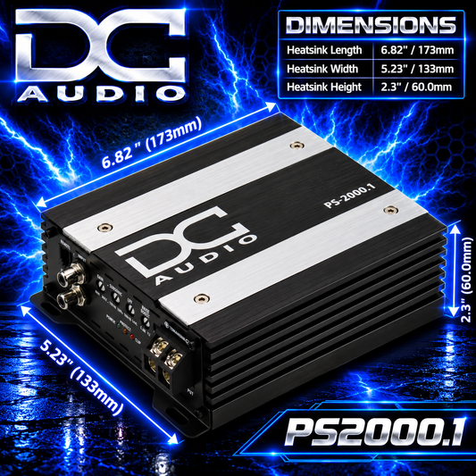 PS2000x1 - Mini Full Range Mono Block Amplifier - Audio Sellerz
