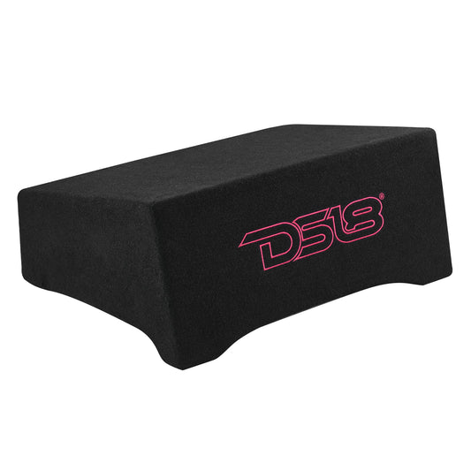 DFPU Under Seat 10” Shallow Subwoofer Enclosure | Sealed, Loaded, 600W RMS @ 2 Ohm.