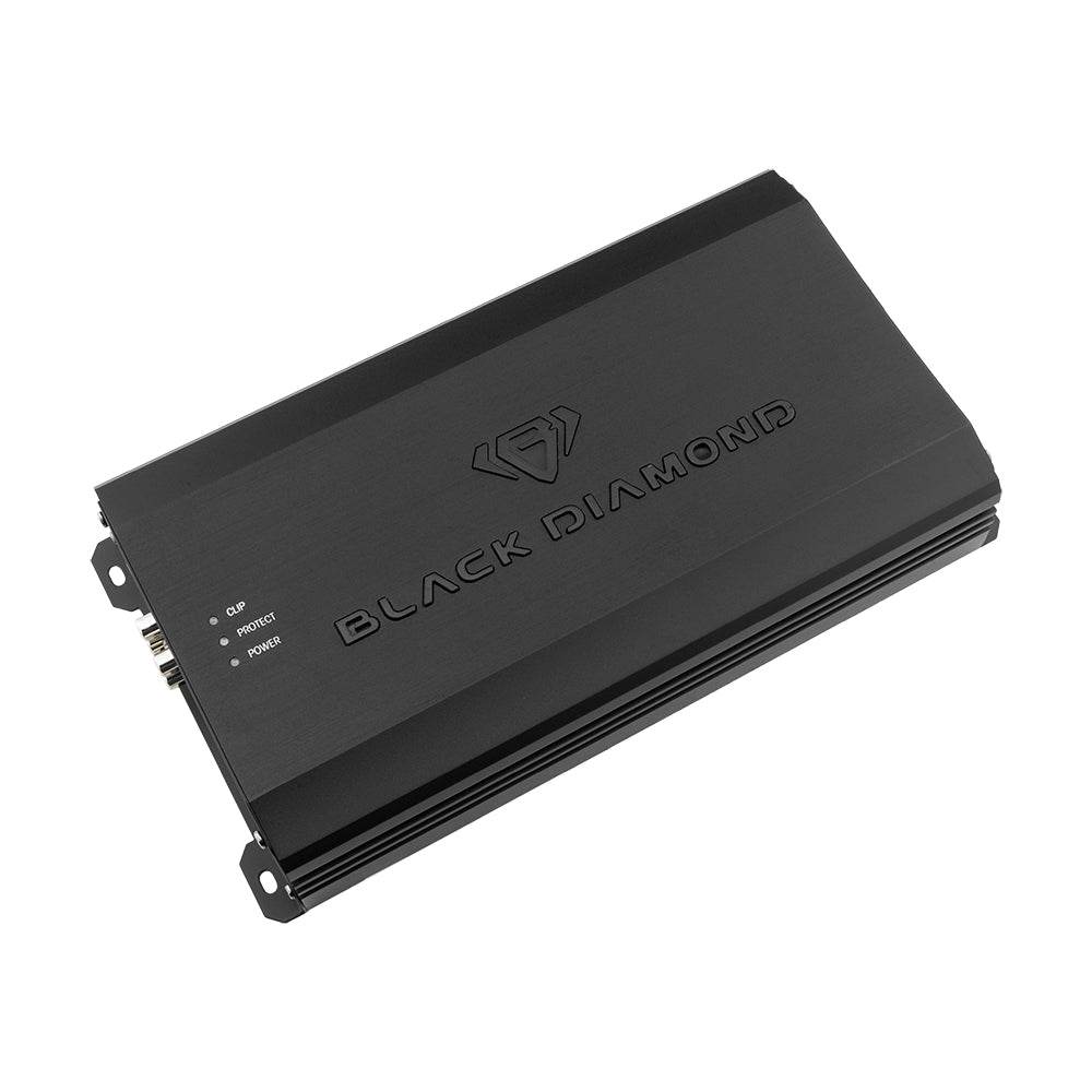 Black Diamond 1-Channel Class D Monoblock Amplifier | 1000W RMS at 1-Ohm.