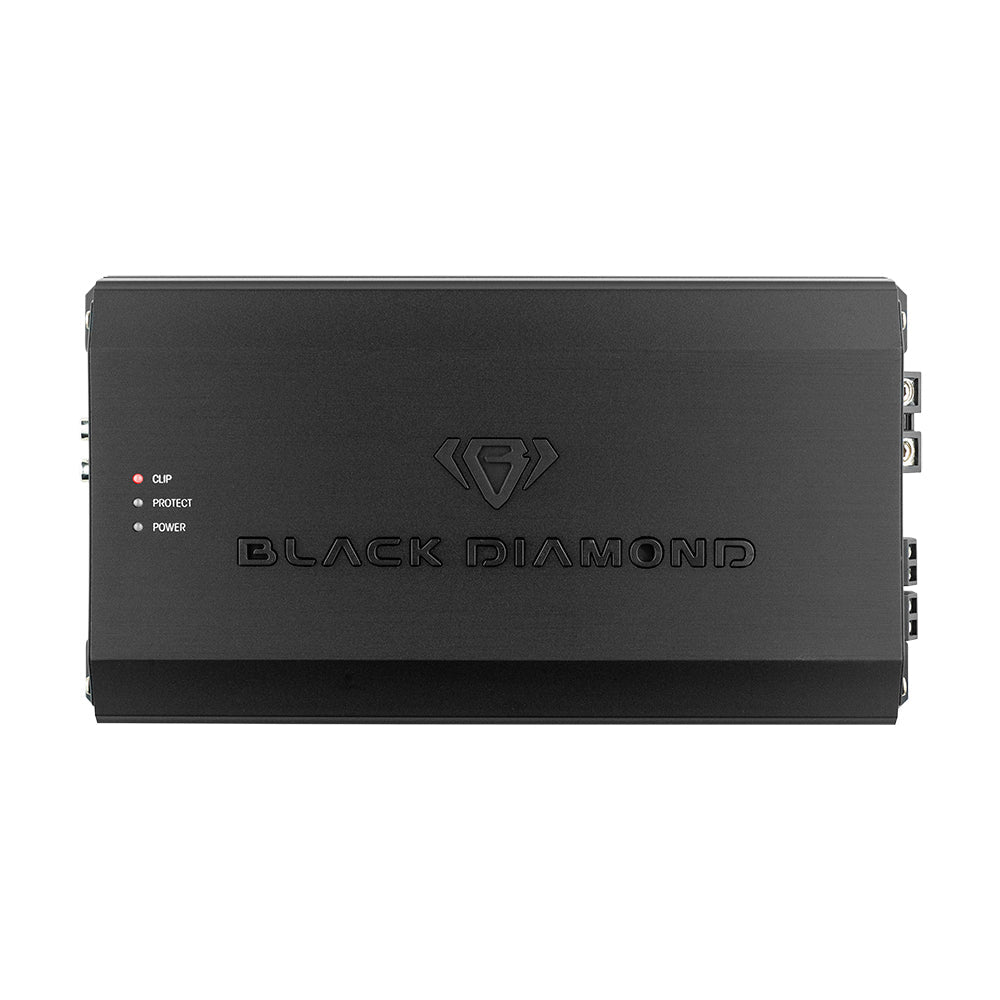 Black Diamond 1-Channel Class D Monoblock Amplifier | 1000W RMS at 1-Ohm.