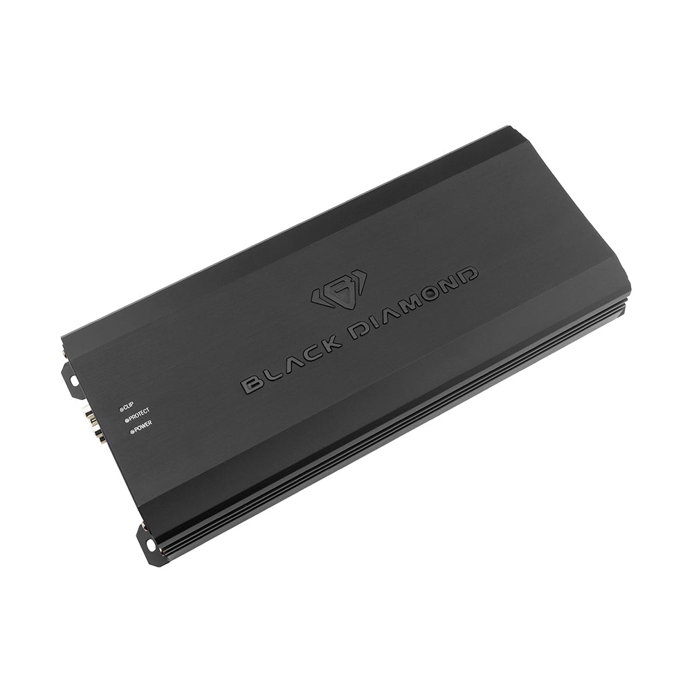 Black Diamond 1-Channel Class D Monoblock Amplifier | 1500W RMS at 1-Ohm.