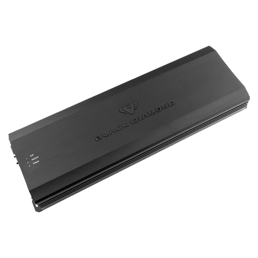 Black Diamond 1-Channel Class D Monoblock Amplifier | 2000W RMS @ 1 Ohm.