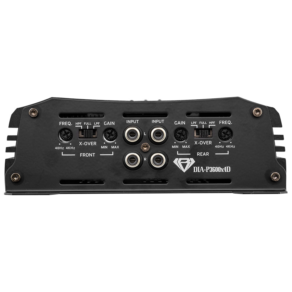 Black Diamond Class D 4-Channel Full Range Amplifier | 400W RMS X 4 at 4-Ohm.