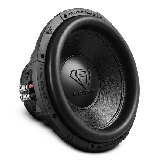 Black Diamond 12” Dual 3” Voice Coil Subwoofer with Aluminum Basket | 4-Ohm.