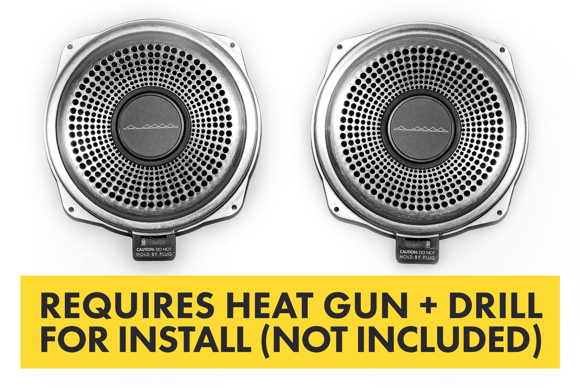 Bavsound Ghost Underseat Subwoofers for BMW, V3, 2 Ohm, Pair [REQUIRES HEAT GUN & DRILL].