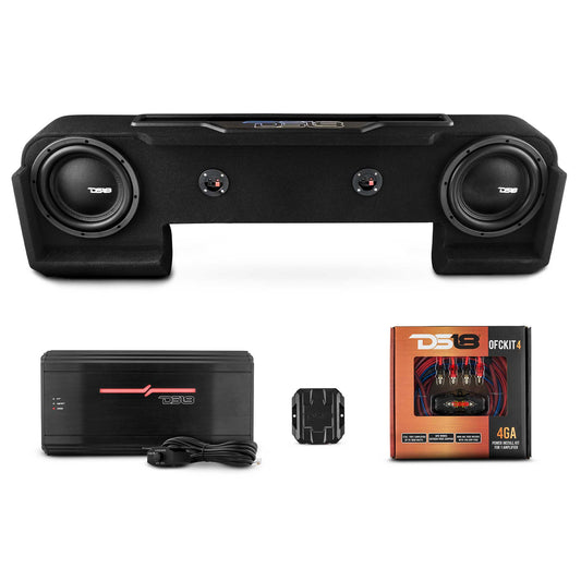Dodge Ram Down Firing Subwoofer Enclosure with Dream LED Light, Amplifier and Wiring Kit - Sold by Audio Sellerz