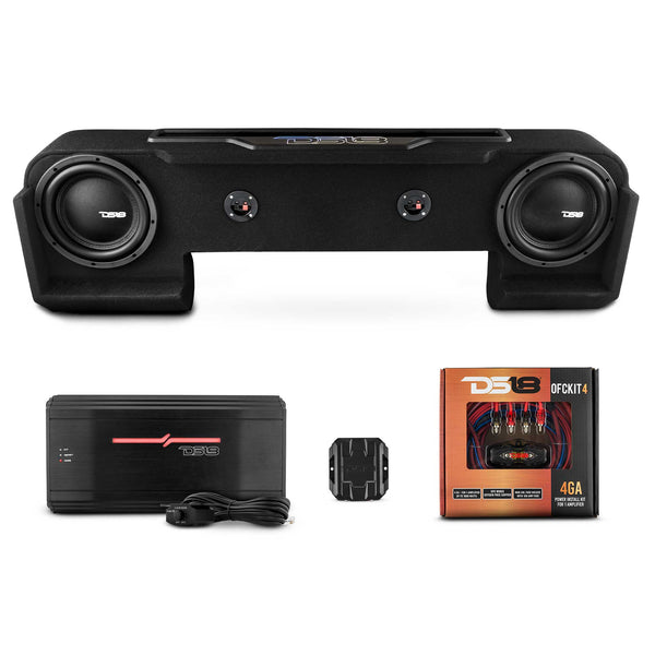 Dodge Ram Down Firing Subwoofer Enclosure with Dream LED Light, Amplifier and Wiring Kit - Sold by Audio Sellerz