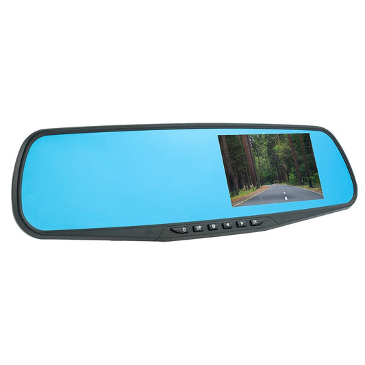 DS18 EAGLE2IN1 Rearview Mirror with 4.3" HD LCD Display Built-In 1080P Dash Cam Recorder, Reverse Camera with Parking Sensor.