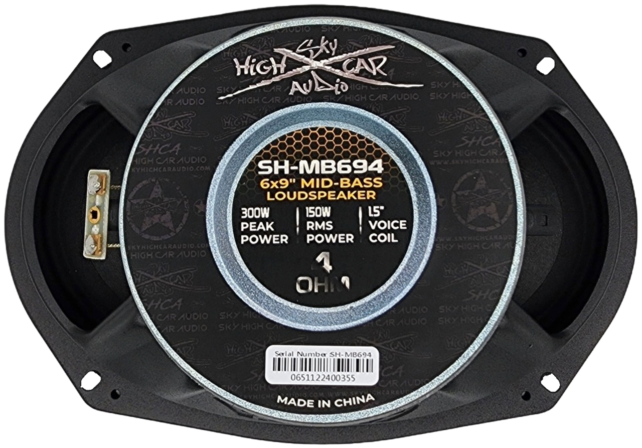 SHCA Pro Audio MB694 6x9" Mid-Bass Loudspeaker with 1.5" Voice Coil (Single) - Audio Sellerz