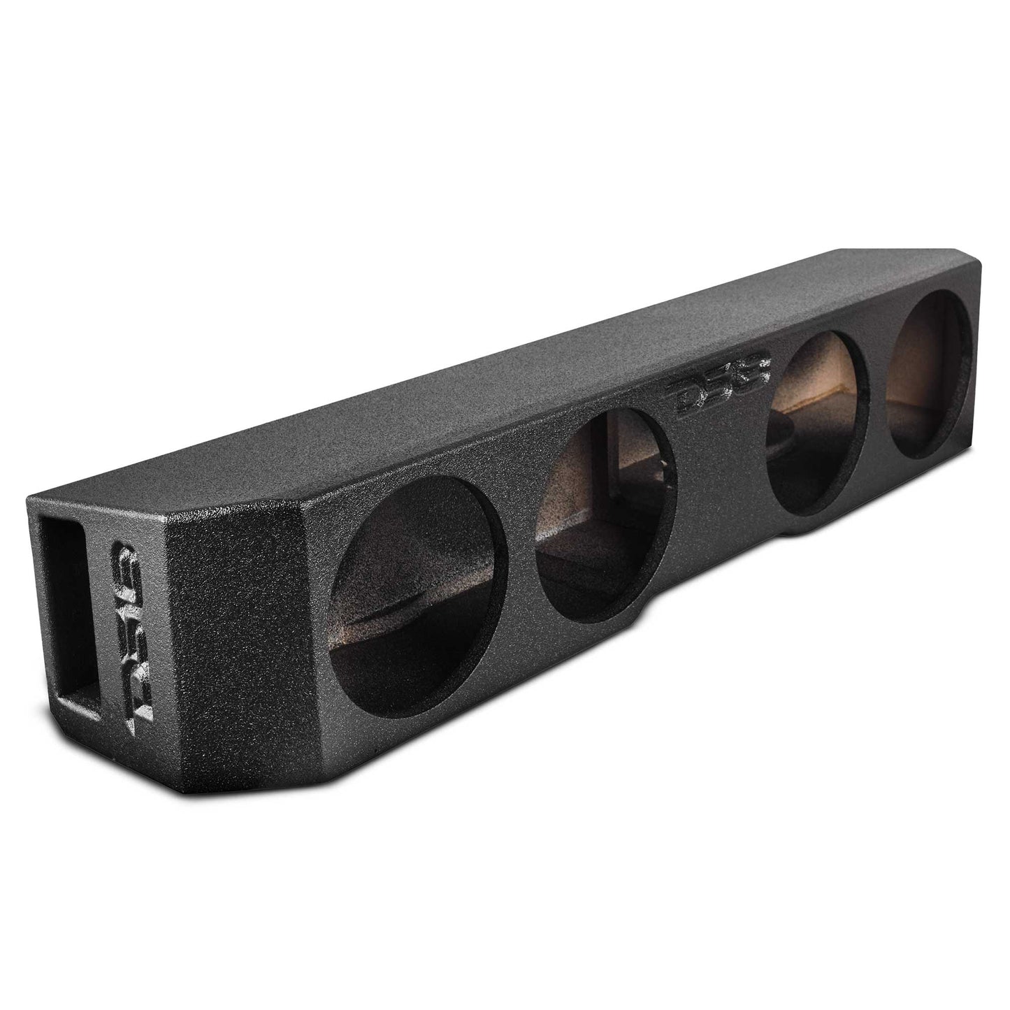 Quad 8” Ported Subwoofer Under-Seat Enclosure for 2018–2026 Jeep Gladiator.