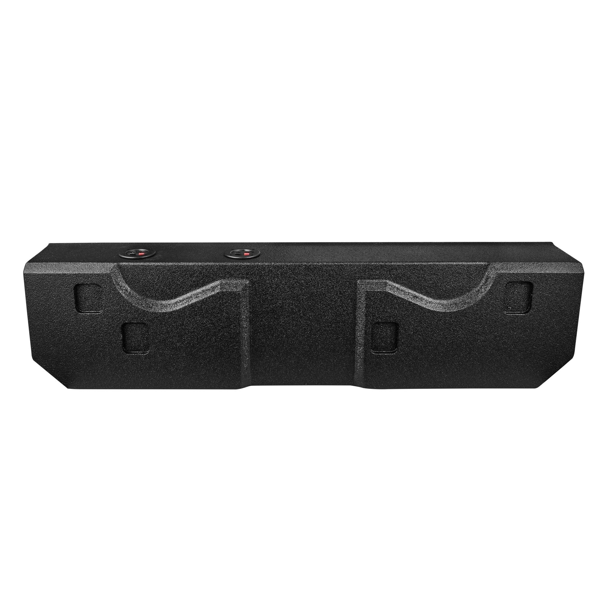 Quad 8” Ported Subwoofer Under-Seat Enclosure for 2018–2026 Jeep Gladiator.