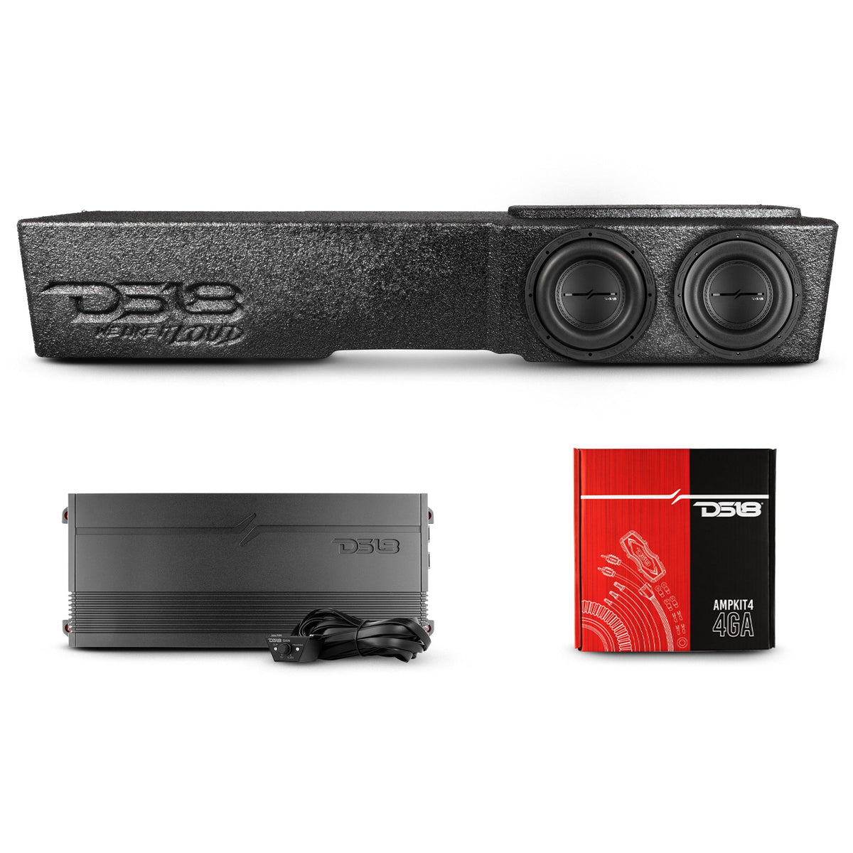 Loaded 2 x 8" Subwoofer Enclosure for Chevy/GMC Crew Cabs (2007-2026) and Ford F-150/Super Duty Crew Cabs (2009-2026)