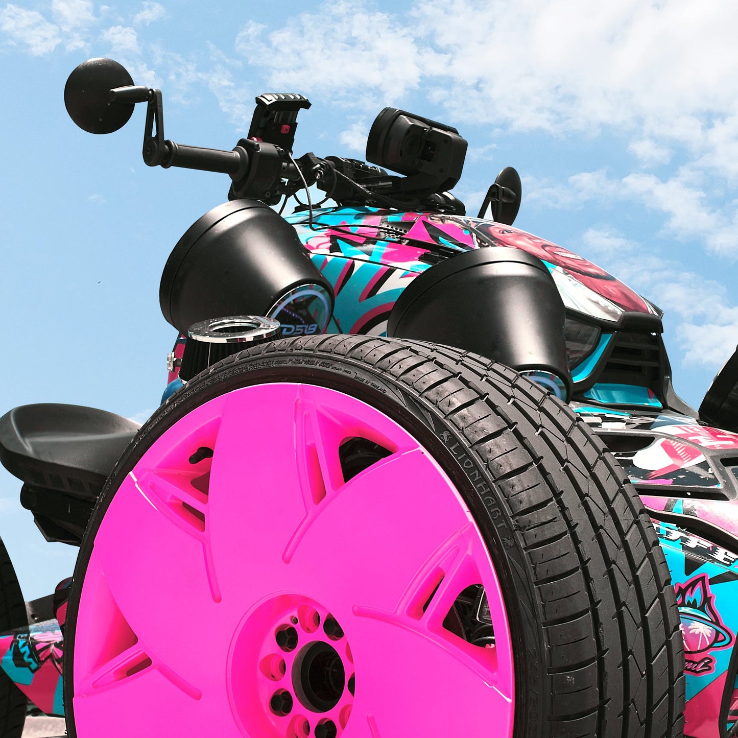 8" Loaded Flat Mount Speaker Pods with Amplifier, Installation Kit and - EN-JS8PKGBK/IQBK - product image 3 - AudioSellerz