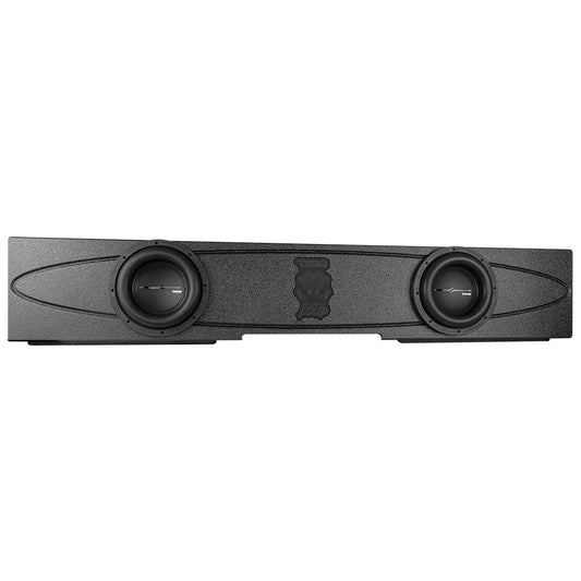 Dual 8" Ported Subwoofer Enclosure For CHEVY Silverado and GMC Sierra Crew Cab 4 Door 14-18.