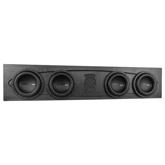 Quad 8" Ported Subwoofer Enclosure For DODGE 4 Door Crew Cab 19-23.