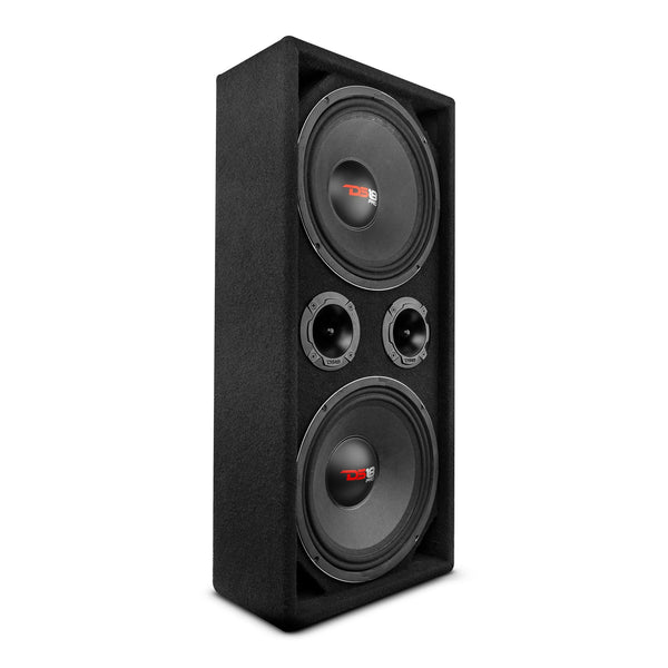 Dual 10" Loaded Ported Voceteo box ( 2 x PRO-X10M and 2 x PRO-TWX2).