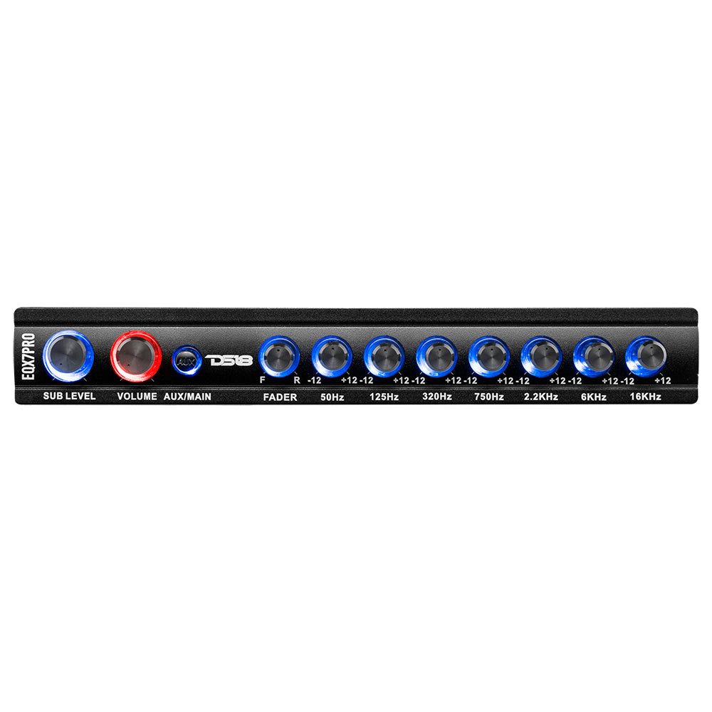 High Volt 7-Band Equalizer with High Level Input, Auto Turn On And High Volt LED Indicator