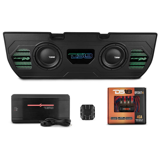 Exclusive Dual 10" Sealed Subwoofer Enclosure Package for 22-Up Toyota Tundra 1200 Watts Rms.