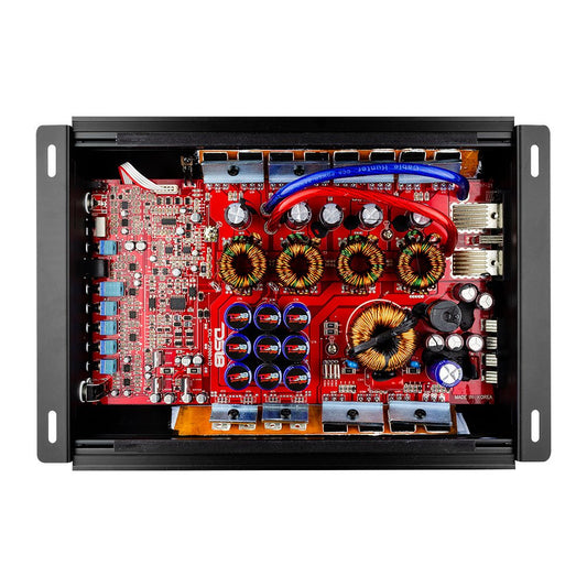 EXL 1-Channel Class D Amplifier 2000 Watts Rms @ 1-Ohm Made In Korea.