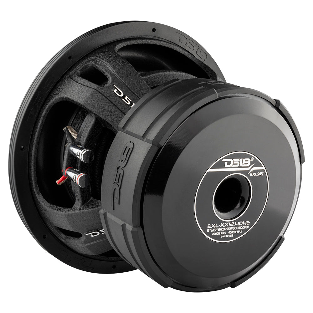 EXL XX 12" High Excursion Subwoofer 2000 Watts Rms DVC 4-Ohm