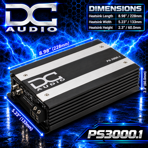 PS3000x1 - Mini Full Range Mono Block Amplifier - Audio Sellerz