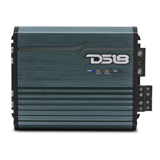 FRP Compact 4-Channel Full-Range Class-D Amplifier | 1200W RMS.