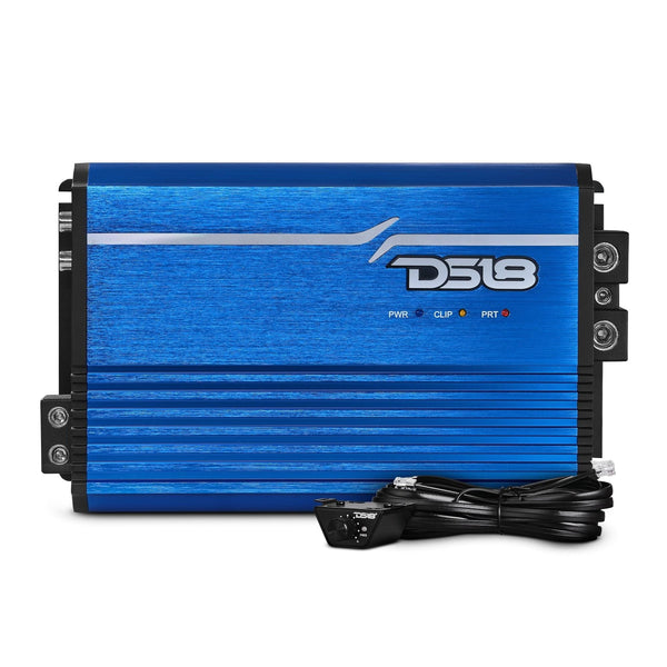 FRP Compact Full-Range Class D 1-Channel Amplifier 2,500 Watts Rms @ 1-Ohm - 1 Ohm Blue - Ref E4EE18 - image 1 - AudioSellerz