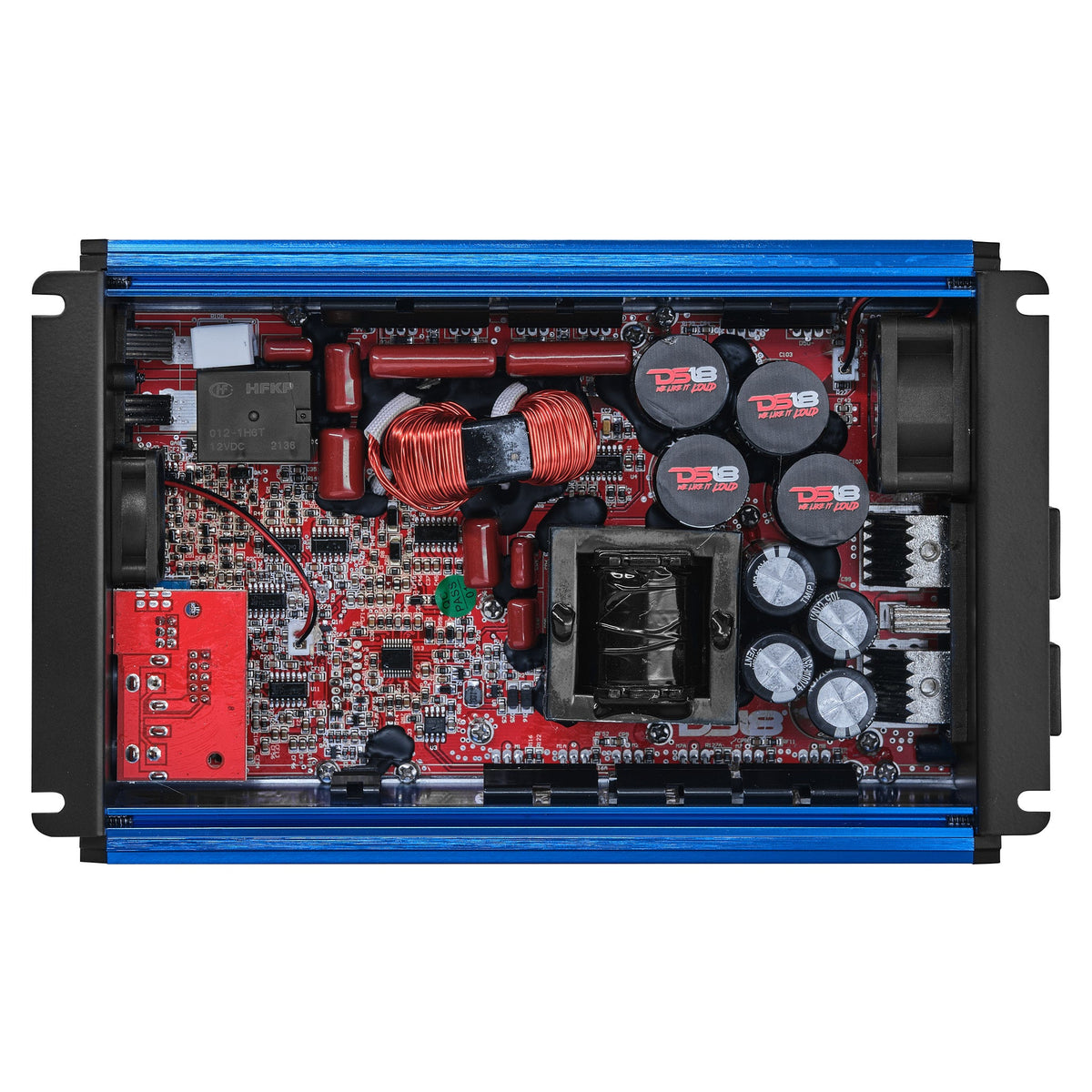 FRP Compact Full-Range Class D 1-Channel Amplifier 2,500 Watts Rms @ 1-Ohm.