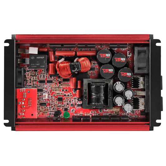 FRP Compact Full-Range Class D 1-Channel Amplifier 2,500 Watts Rms @ 1-Ohm - 1 Ohm Red - Ref CA7858 - image 2 - AudioSellerz