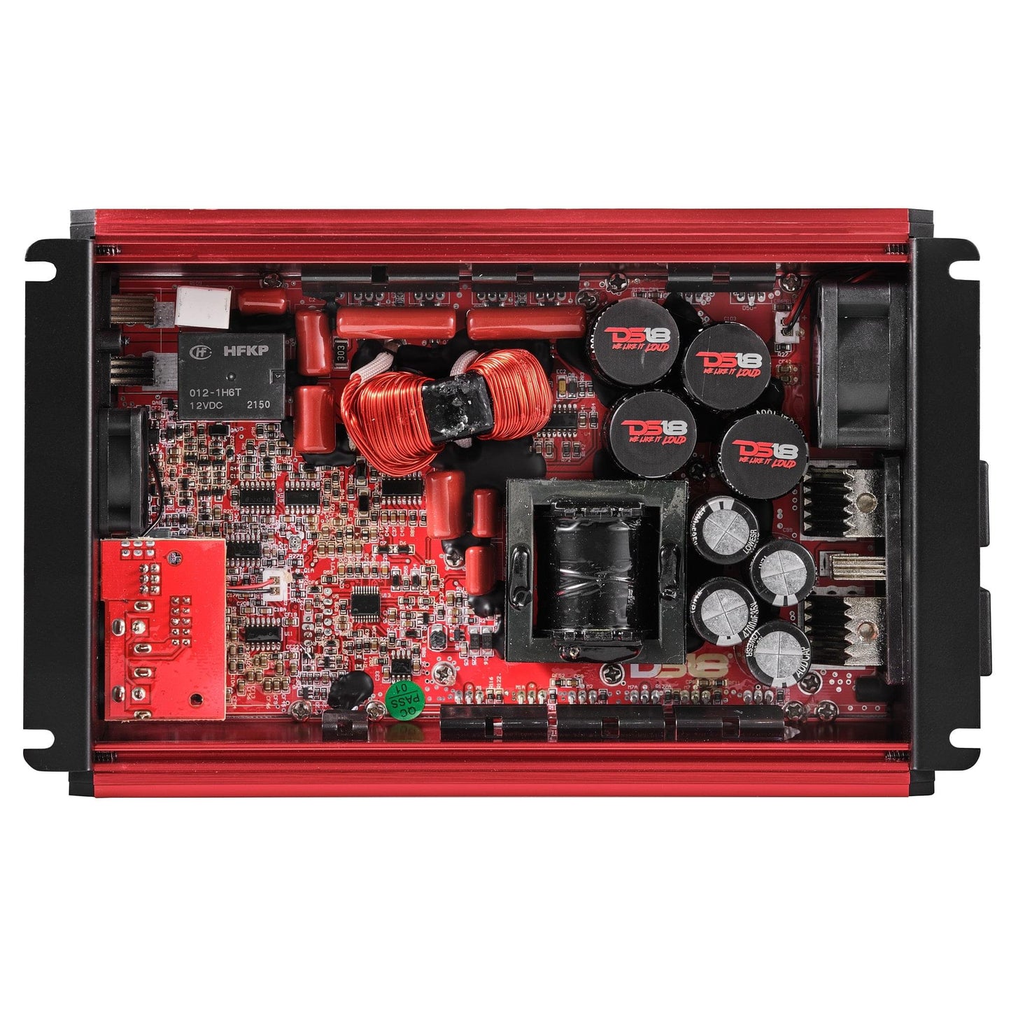 FRP Compact Full-Range Class D 1-Channel Amplifier 2,500 Watts Rms @ - Red - FRP-2.5K/RD - product image 2 - AudioSellerz