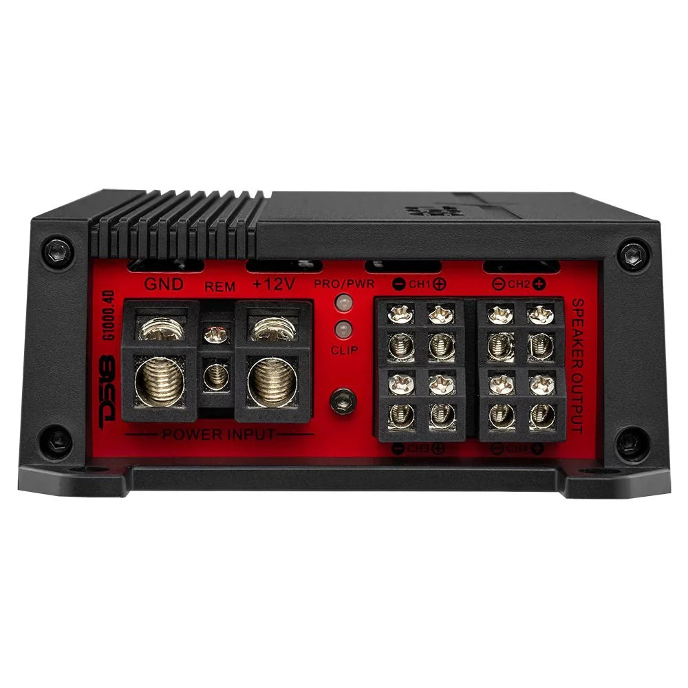 GEN-X Full-Range Class D 4-Channel Amplifier | 4 x 90W RMS @ 4-Ohm.