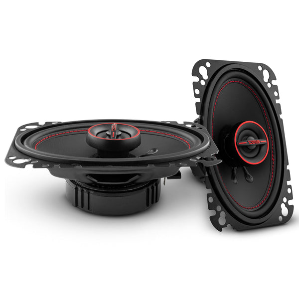 GEN-X 4x6 2-Way Coaxial Speakers 45 Watts Rms 4-Ohm.