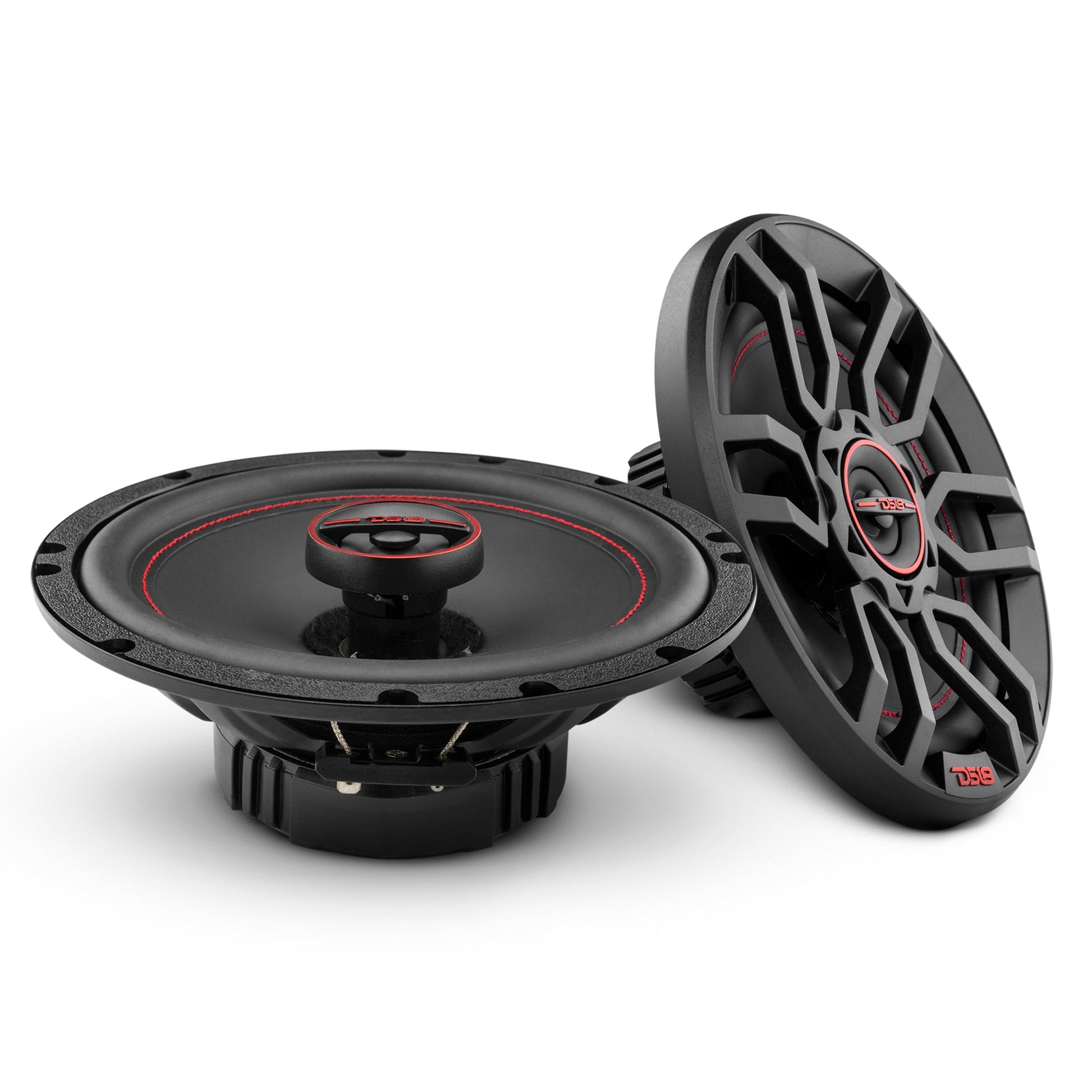 Car Audio Bundle: 6.5" & 6x9" Coaxial Speakers with OEM Speaker Adapters, Amplifier, and Wiring Kit.