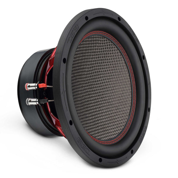 GEN-X 10" Subwoofer with Carbon Fiber Dust Cap | 600W RMS Dual 4-Ohm Voice Coils.