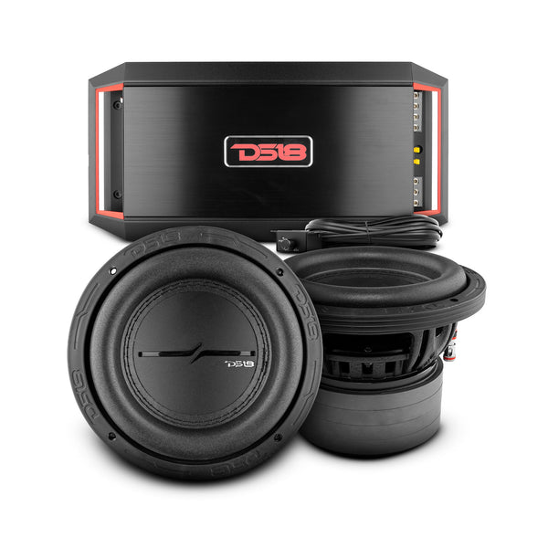 Bass Package - Pair of 6.5" Subwoofer ZXI6.2D and Amplifier GEN-X1200.1.