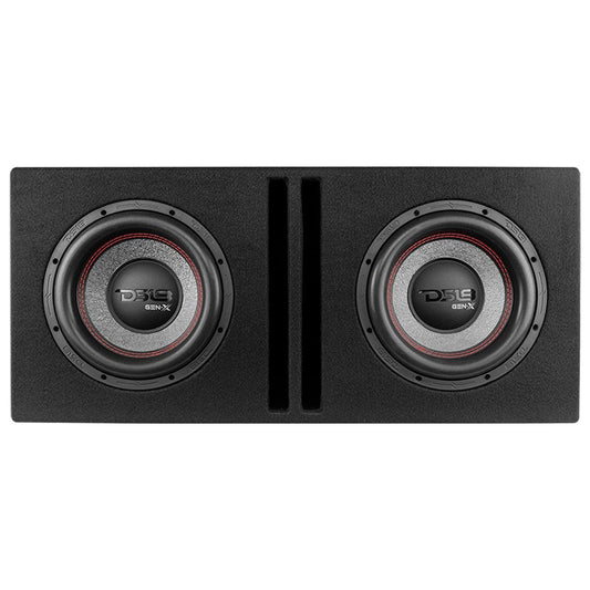 Dual 10" Loaded Subwoofer Ported Enclosure With GEN-X104D 800 Watts RMS.