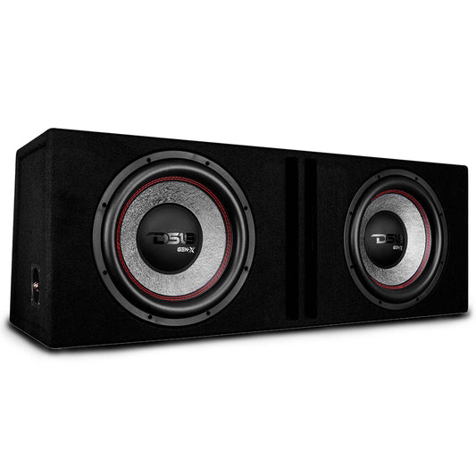 Dual 12" Loaded Subwoofer Ported Enclosure With GEN-X124D 900 Watts RMS.