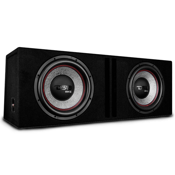 Dual 12" Loaded Subwoofer Ported Enclosure With GEN-X124D 900 Watts RMS.