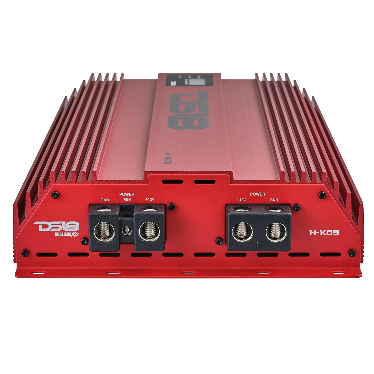 HOOLIGAN KO 1-Channel Amplifier with Voltmeter 5000 Watts Rms @ 1-Ohm Made - Red - H-KO5/RD - product image 4 - AudioSellerz