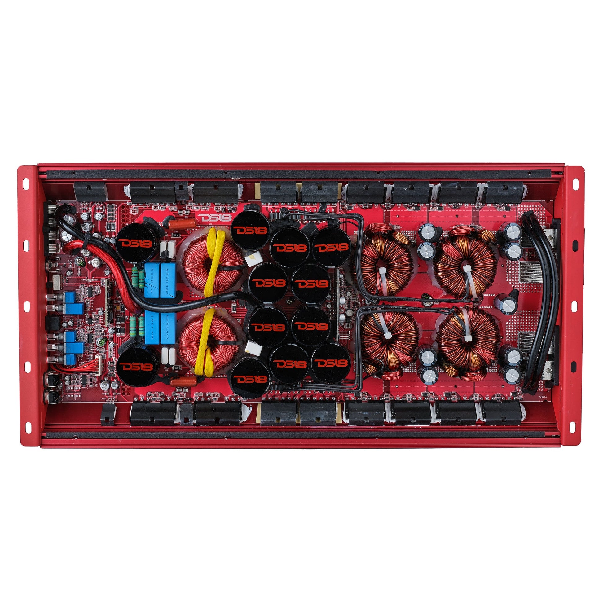 HOOLIGAN KO 1-Channel Amplifier with Voltmeter 8000 Watts Rms @ 1-Ohm Made In Korea.
