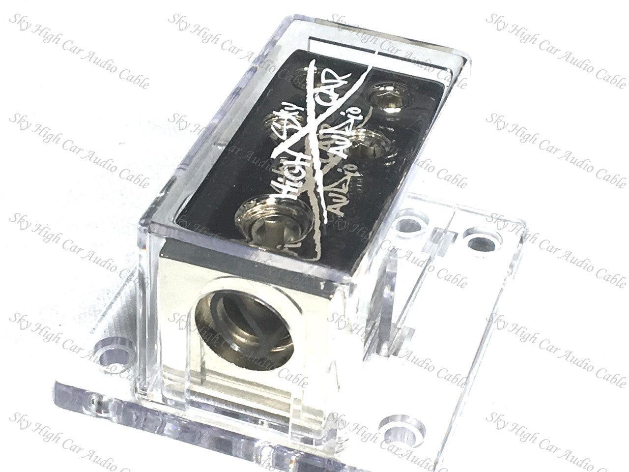 Sky High 1/0 to 4-4 GA Distribution Block | Audio Sellerz