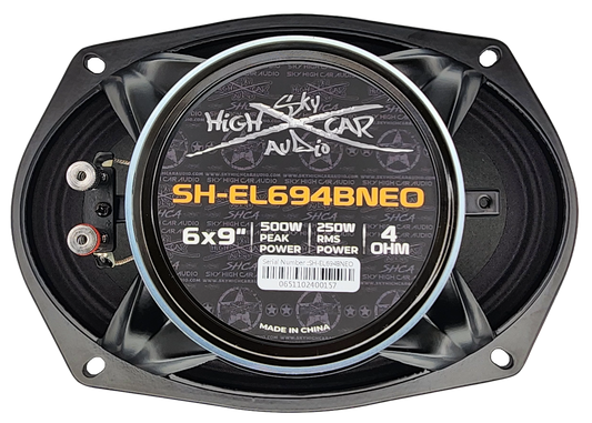 Sky High Car Audio SH-EL694BNEO 6x9” Midrange Loudspeaker with Bullet and Neodymium Magnet - Audio Sellerz