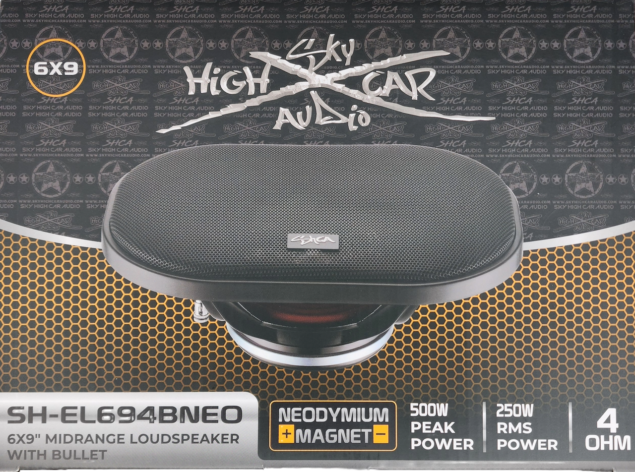 Sky High Car Audio SH-EL694BNEO 6x9” Midrange Loudspeaker with Bullet and Neodymium Magnet - Audio Sellerz