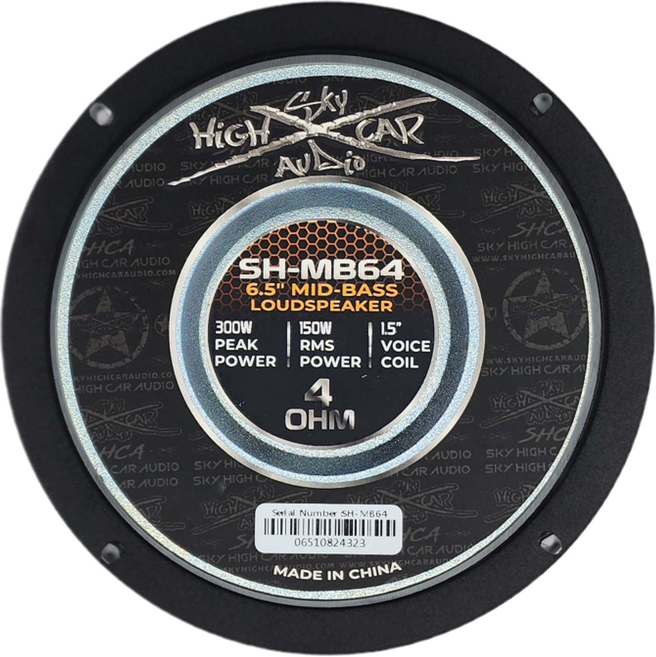 SHCA Pro Audio MB64 6.5" Mid-Bass Loudspeaker with 1.5" Voice Coil (Single)