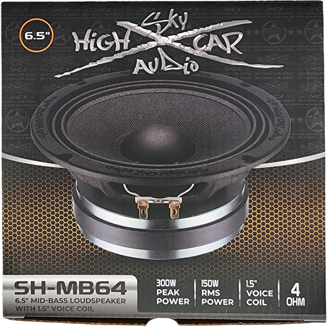 SHCA Pro Audio MB64 6.5" Mid-Bass Loudspeaker with 1.5" Voice Coil (Single)