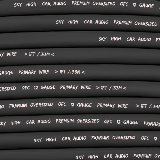 Sky High Car Audio OFC 12 Gauge Primary Wire 25ft-500ft - Audio Sellerz