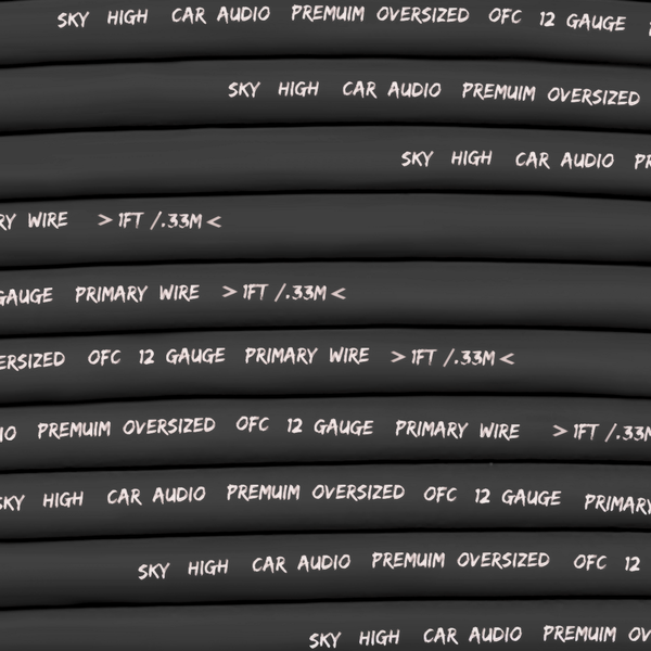 Sky High Car Audio OFC 12 Gauge Primary Wire 25ft-500ft - Audio Sellerz